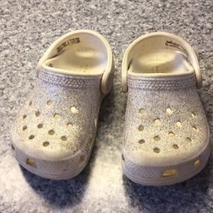 Sparkle crocs toddler